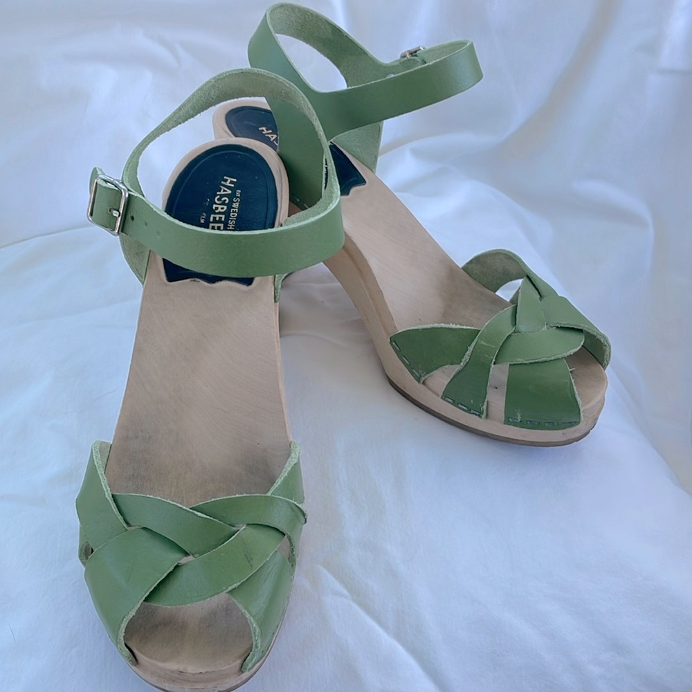 Green Swedish has been sandals – size 36